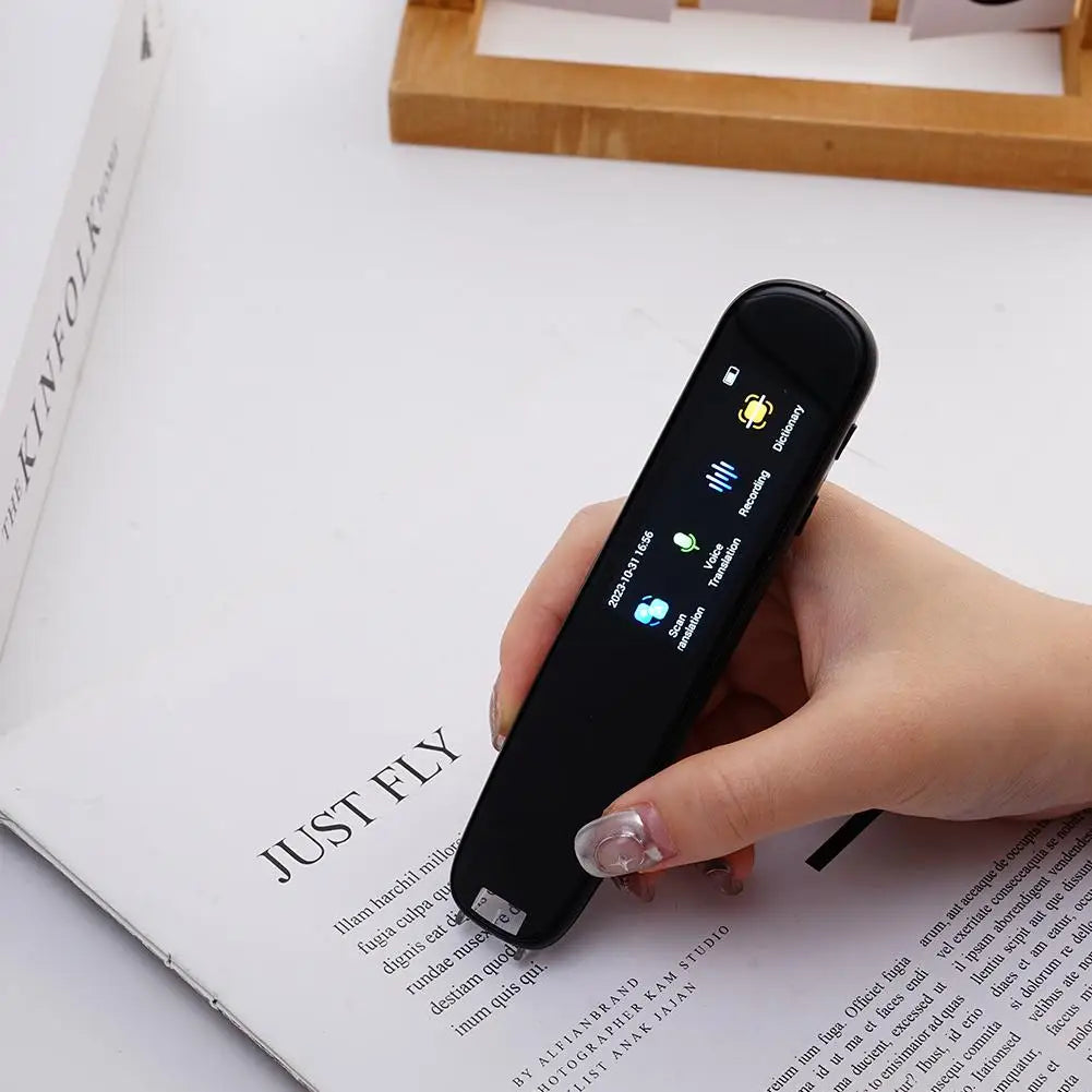 Offline Translation Pen For Teacher Student Dictionary English Intelligent Scanning Point Reading 123 Languages Translator Pen