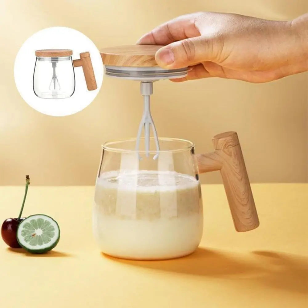 Electric Mixing Cups for Drinks Self Stirring Coffee Cup Portable Glass Mug Automatic Mix Cup for Juice Milk Milk Tea Soy Milk