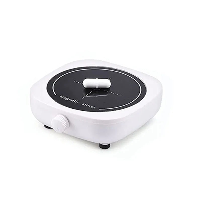 Magnetic Stirrer Mini Lab Stir Mixer Portable Stirrer Plate with Stir Bar 2L 4000RPM for Laboratory (EU/US/UK Plug )