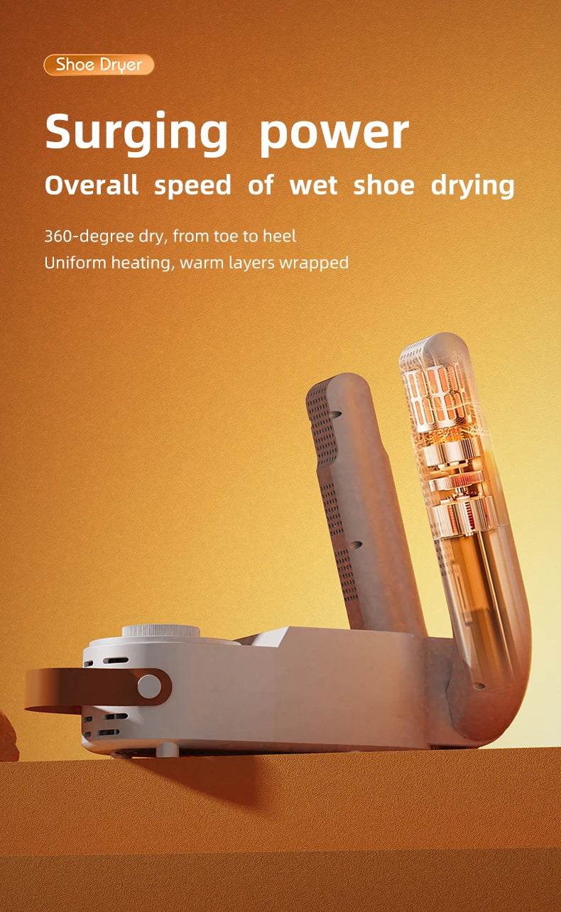 Q1 Intelligent Timer Shoe Dryer  Adjustable Dryer Quick Drying Deodorizing Sterilizing Shoe Dryer Household Shoe Warmer Heater