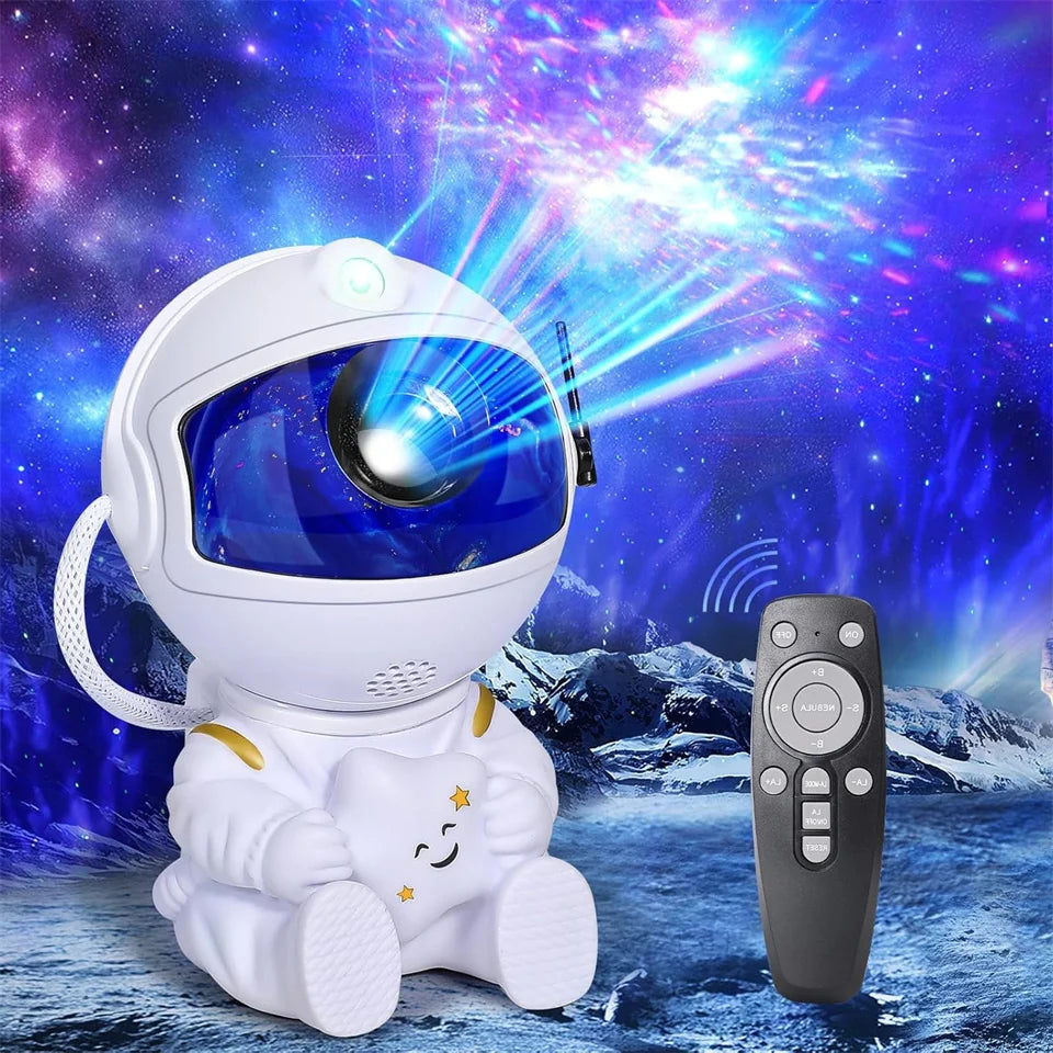 Star Projector Galaxy Night Light Astronaut Space Projector Starry Nebula Ceiling LED Lamp for Bedroom Home Decorative kids gift